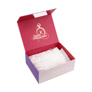 Custom Brand Luxury Magnetic Foldable Cardboard Box for Clothing Packaging Gold <b>Foil</b> Embossing Recyclable Customizable Gift Box - Product Image 1