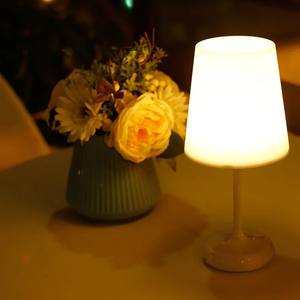 Yüksek kalite romantik LED Mini masa Lampara De Mesa üst kablosuz yemek dokunmatik çevre dostu High End taşınabilir restoran - Product Image 4