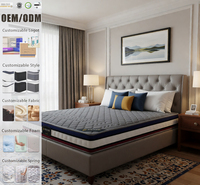 Matelas à ressorts super abordables et durables, mousse haute densité, emballage compressible, écologique, respirant, mobilier de chambre