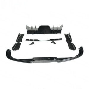 Kit carrosserie en fibre de carbone BTC pour <span class=keywords><strong>Ferrari</strong></span> F430, style <span class=keywords><strong>Hamann</strong></span> modifié, lèvre avant, diffuseur arrière, jupes latérales, spoiler, pièces de tuning aérodynamique - Product Image 5
