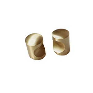 Modern Minimalist Brass Drawer Handles Cylindrical 18x24mm Durable Furniture Cabinet Door Hardware - Product Image 1