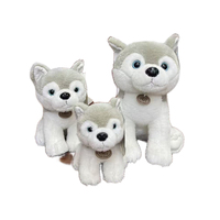 Boneka Hewan Imut Isi Dakron Buatan Pabrik, Mainan Plush Krim Lucu Seri Anjing Jongkok, Mainan Kartun