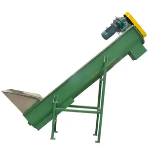 fully automatic Stainless steel Screw Auger Conveyor Shaftless Screw Conveyor Inclined Conveyor For Transporting Feeding