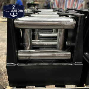 Yatai โซ่ยึดสี่ลูกกลิ้ง fairlead ทนต่อการกัดกร่อนอุปกรณ์จอดเรือ - Product Image 3