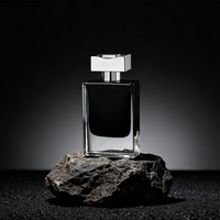 Bouteilles de parfum en verre de cylindre vide de luxe de 50ml pulvérisateur de pompe étanche haut de gamme approvisionnement d'usine direct pour diffuseur