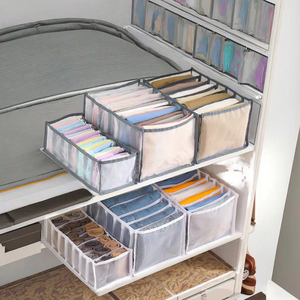 Có Thể Giặt Có Thể Gập Lại Đứng Quần Áo Tổ Chức Hộp Lưu Trữ Cho Mặt Nạ Quần Jean Hũ-Công Suất Lớn Vải Hộ Gia Đình Cho Tủ Quần Áo - Product Image 4