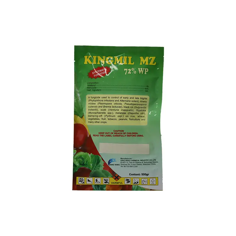 Agrochemical fungicide Metalaxyl 80 g/kg + Mancozeb 640 g/kg WP, Agricultural chemicals Mixed Formulation