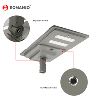 Lampu Jalan Tenaga Surya Komunitas All-in-One 40W 60W 80W 100W 120W IP66 dengan Sensor Mikrowave untuk Penerangan Berkelanjutan di Lingkungan Perumahan