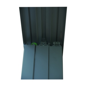 Porte coulissante insonorisée en alliage d'aluminium à <span class=keywords><strong>cadre</strong></span> ultra-fin, design moderne, <span class=keywords><strong>double</strong></span> vitrage trempé, pour salon, école, intérieur - Product Image 6