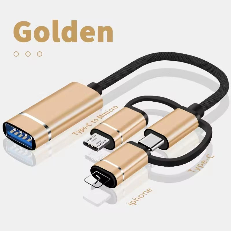 Apple Type-C Android Three-in-One Adapter Cable OTG
