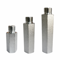 Raccord hexagonal fileté pour tuyau 45° #   Acier au carbone mâle-femelle M14 M16 M18 M20 M22 haute pression hydraulique