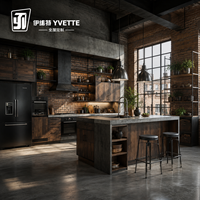 Meubles de cuisine modulaires de qualité ENF avec finition acrylique sans formaldéhyde, évier et robinet inclus, design moderne, livraison rapide