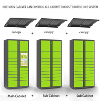 Casier intelligent robuste pour colis d'appartement, armoire de livraison extérieure pour la livraison et le retrait dans les immeubles résidentiels