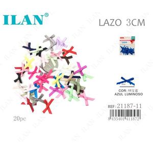 Fiocco per capelli Ilan Lazo 3 cm, 20 pezzi multicolori per accessori per capelli - Product Image 1