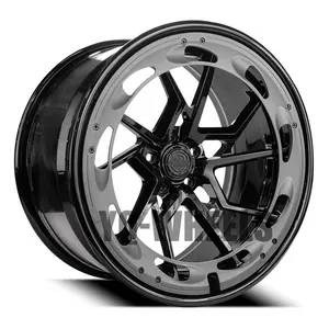 Factory Design 18 19 20 21 22 23 24 26 inch Monoblock 5X112 5X120 5X108 5X115 custom forged car alloy wheel rims with ring