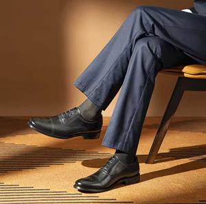 Nuevos Zapatos de Negocios Británicos 2026 para Hombre, Impermeables, de Cuero Genuino, Cierre sin Cordones, para Oficina y Carrera, para Todas las Temporadas, Ligeros - Product Image 2