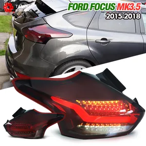फोर्ड फोकस के लिए सुपर क्यू MK3.5 हैचबैक 15-18 कार पीछे पूंछ प्रकाश ब्रेक स्टॉप लैंप टेललाइट रिवर्स प्रकाश बारी संकेत