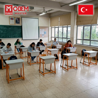 MINYI BAND Table d'école turque, table commerciale, table de classe, table en bois, ensemble table et chaise d'école et table avec 2 chaises