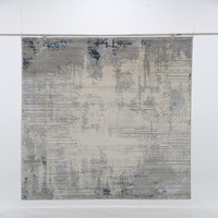 Tapis Wosent en laine Wilton, fabriqué à la machine, à poils coupés abstraits, écologique, résistant aux taches, pour salon, en polyester et polypropylène