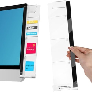 Wholesale Modern Design for Convenient Clear Acrylic Computer Monitor Memo Board Customized Color/Size/Logo Polished Display - Product Image 1