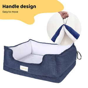 Luxus-Haustier betten Atmungsaktiv Wasch bar Wasserdicht Abnehmbare Haustier betten Hunden est Großes Rechteck Memory Foam Hundes ofa - Product Image 5