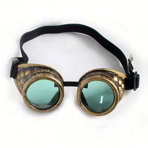 Lunettes de soleil steampunk gothiques personnalisées unisexe pour cosplay et fête, style soudeur - Product Image 6