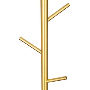 Perchero Rectangular Moderno de Latón y Hierro KangDi, Diseño Multifuncional de 5 Niveles, Construcción Duradera de 1 mm de Grosor, 170x33 cm, para Sala de Estar - Product Image 5