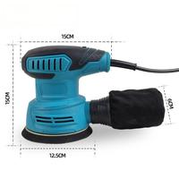 Ponceuse à disque/tambour industrielle avec sac de collecte de poussière, polisseuse pour le travail du bois, contrôle variable à 6 vitesses, ponçage électrique portatif 220V
