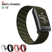 Bracelets de montre en silicone imprimés motif horloge en nylon BEEFLYPOWER Spot Goods pour Whoop 5.0/MG Sport, bracelets de remplacement pour hommes et femmes