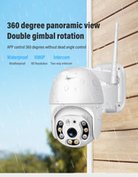 A12 Caméra de vidéosurveillance extérieure sans fil avec suivi automatique Caméra de surveillance intelligente PTZ IP