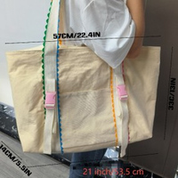 Sac fourre-tout en toile brodé OEM pour le rangement du mahjong, grande capacité, sac de transport portable pour les tuiles de jeu, idéal pour les voyages et les fêtes en famille