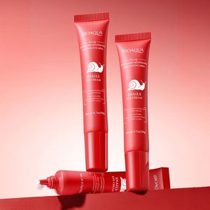 BIOAQUA OEM Crema Contorno Occhi Biologica Vegana con Acido Ialuronico ed Estratto di Bava di Lumaca Anti-Occhiaie, Effetto Lifting e Rassodante, Anti-Rughe per Pelli Secche - Product Image 1