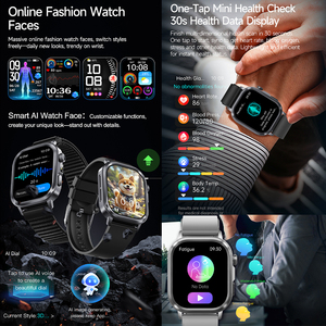 OEM ODM สมาร์ทวอทช์คาร์ดิโอแกรมที่กำหนดเอง ECG เครื่องวัดความดันโลหิตอุณหภูมิออกซิเจนในเลือด24ชั่วโมงการติดตามการนอนหลับ - Product Image 3