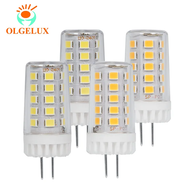 220v G4 High Brightness Mini-size Ceramic PC Cover 1.5w 2.5w 4w 5w G4 Light Bulbs LED