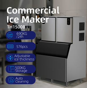 Naixer CE Large Commercial <b>Ice</b> Cube Maker <b>Machine</b> 500kg 1000kg 1300kg 2000kg Per Day Modular Nugget for Bar/Cafe Guangzhou <b>Ice</b> M - Product Image 2