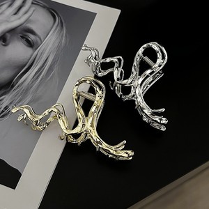 Pinza de Pelo Estilo Punk con Forma de Serpiente, Ajustable, de Aleación de Zinc, Accesorios para el Cabello de Mujer, Color Dorado y Plateado, 11.5 cm, Uso Casual - Product Image 1