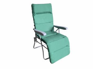 Ghế Gấp Giá Rẻ Thoải Mái Thiết Kế Hiện Đại Có Thể Gập Lại Trọng Lượng Nhẹ Thư Giãn Bãi Biển Đồ Nội Thất Ngoài Trời Vườn Đặt Sắt Kim Loại 6 Cm 300 - Product Image 2