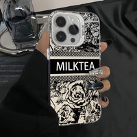 Overlord Tea Princess Marque à la mode Étuis de téléphone portable en TPU Couverture complète pour Apple 15 Pro Max 14/13/12 Cross-border XR Feel