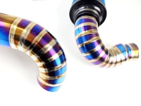 Contach Titanium Alloy Entrada de ar frio para BMW G80 M3 G82 G83 M4 S58 Entrada de ar