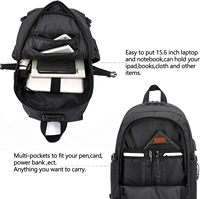 Sac à dos de voyage et de sport antivol 2025, tendance, en tissu Oxford imperméable, avec compartiment pour ordinateur portable antichoc, idéal pour l'université