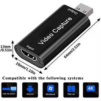 Carte de capture vidéo USB 2.0 1080p Cantell, prise HDTV, streaming en direct, enregistrement de jeux, caméra HD PS4, Android, Xbox, OBS, SDI, alimentation DC/AC