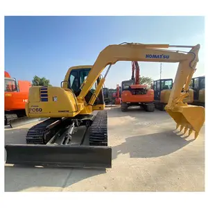 Used Mini Excavator Komatsu PC60 Excavator 6.3 tons Digger Second hand PC60-8 Crawler Excavators Construction Machinery