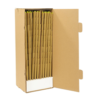 Rollo de Papel Biodegradable Cónico Marrón Personalizado de 1 1/4 Tamaño King, Impresión Digital Desechable con Logotipo