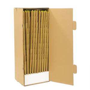 Customized 1 1/4 King Size Brown Conical Biodegradable Paper Roll Disposable Digital Printing with Logo - Product Image 3