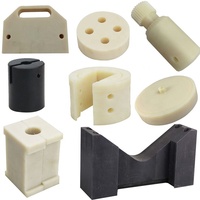 Bloc d'oreiller fendu UHMW, 1 pièce, de qualité alimentaire, en Nylon de haute qualité, roulement à glissière en Nylon