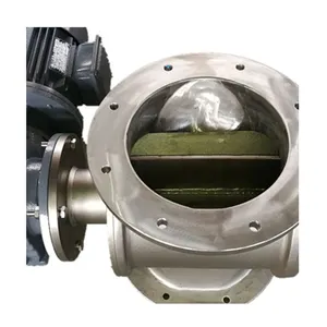 rotary air lock function powder drying rotary valve