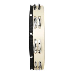 กลองมือลายนกพิราบแห่งสันติภาพ ขนาด 10 นิ้ว ออร์ฟ เพอร์คัชชัน แทมบูรีนสองชั้น สำหรับการเรียนรู้และการศึกษาเพื่อการพัฒนาตนเอง - Product Image 2