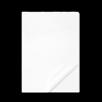 Etiquetas de Papel Adhesivo de Vinilo Blanco Mate Impermeable para Impresora Láser, Rollo Jumbo, 3 Hojas en Blanco para Impresora Láser