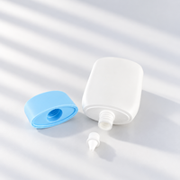 Emballage personnalisé de flacon en plastique PP de 60 ml pour crème solaire, OEM ODM, flacon vide en plastique à presser pour crème solaire, sérum pour le soin de la peau, nettoyant visage