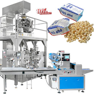 كيس ورقي أوتوماتيكي بالكامل مقاوم للدهون ميكروويف الفشار الكل في 1 تعبئة الفشار دسم المذاق - Product Image 1